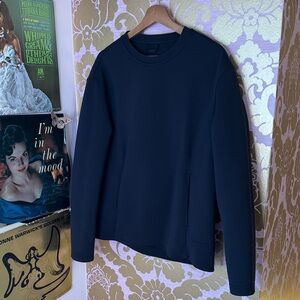 Lululemon Black Crewneck Pullover size 8 with front pocket